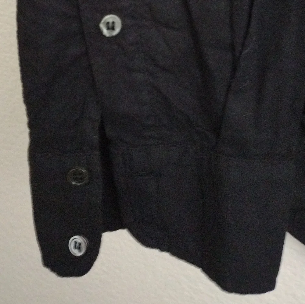 Xirena Black 100% Cotton Button Down Shirt Size XS - Picture 6 of 11